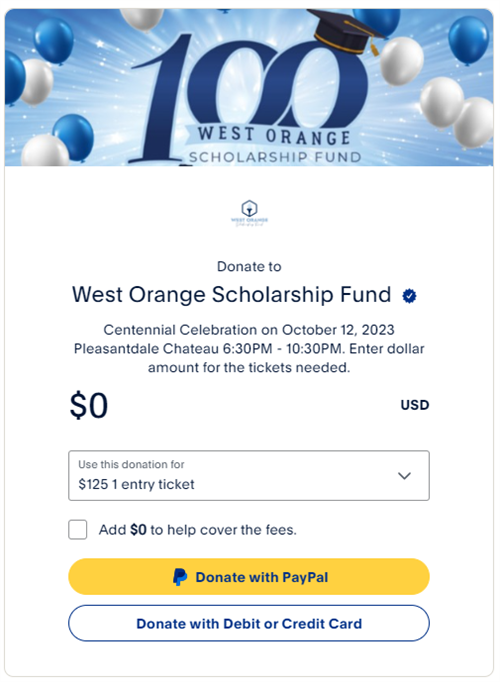 Centennial Online Ticket Purpose